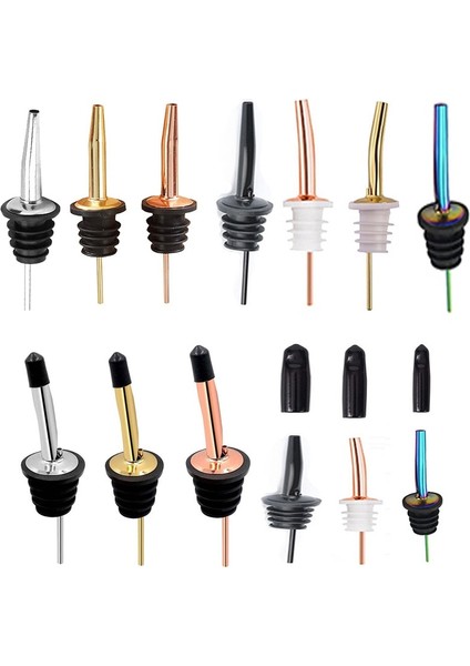 No.3 Tarzı Paslanmaz Çelik Şarap Dökücü Tıpa Şişe Zeytinyağı Şarap Dağıtıcı Viski Kokteyl Bar Aksesuarları Için Ağız Kolu (Yurt Dışından) fiyatları