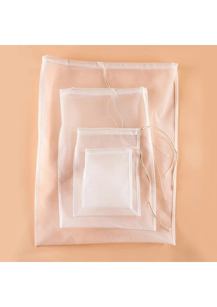 30X46CM Stili Yeniden Kullanılabilir 160 Mikron Gıda Meyve Filtre Torbası Somun Süt Torbası Sıkma Suyu Izgara Örgü Filtre Elek Ham Çorba Gıda Sınıfı Filtre Torbaları (Yurt Dışından)