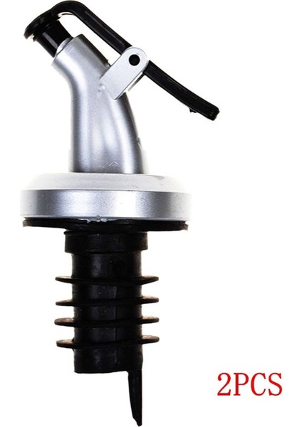 2 Adet Siyah Stil Sıcak! Zeytinyağı Püskürtücü Sirke Şişeleri Olabilir Abs Kilit Fişi Contası Sızdırmaz Gıda Sınıfı Plastik Nozul Püskürtücü Likör Dispenseri (Yurt Dışından)