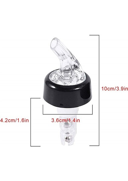 Siyah 12 Adet Tarzı 30ML Otomatik Ölçülen Şişe Dökücü Hızlı Atış Spirit Içecekler Şarap Kokteyl Dispenseri Barware Şarap Akıtıcı (Yurt Dışından) fiyatları