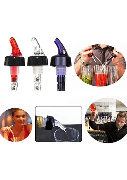 Siyah 12 Adet Tarzı 30ML Otomatik Ölçülen Şişe Dökücü Hızlı Atış Spirit Içecekler Şarap Kokteyl Dispenseri Barware Şarap Akıtıcı (Yurt Dışından) fırsatları