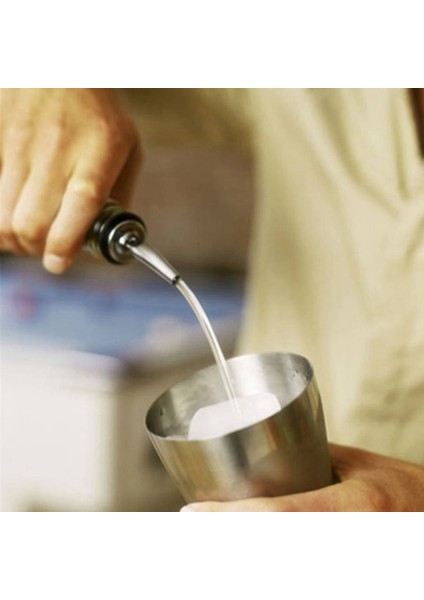 Siyah Stil 2 Adet Ev Bar Şarap Şişesi Dökücü Paslanmaz Çelik Viski Likör Yağı Kapağı Bacalı Stoper Ağız Dağıtıcı Barmen Parti Aksesuarları (Yurt Dışından)