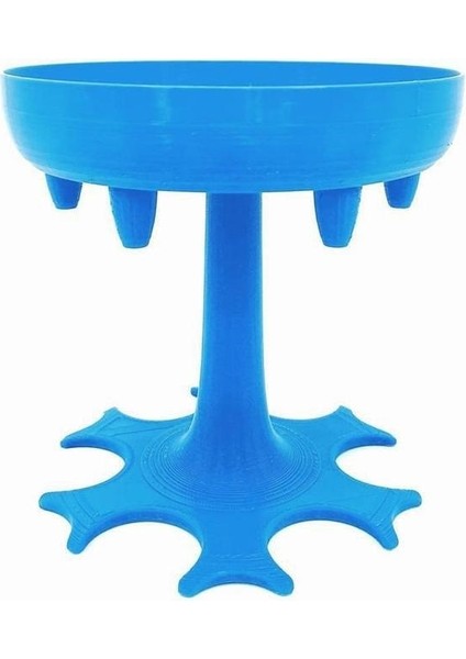 Mavi Stil 6 Shot Plastik Dispenser Tutucu Likör Dispenseri Şarap Tekila Viski Bira Rafı Bar Aksesuarları Parti Shot Cam Içme Araçları (Yurt Dışından)
