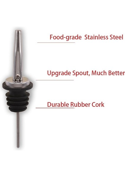 3 Adet Altın B Tarzı Uporet Şarap Dökücü Paslanmaz Çelik Şarap Şişesi Dökücü Gıda Sınıfı Yağ Mantarları Barmen Araçları Bar Jigger Şarap Aksesuarları (Yurt Dışından) modelleri