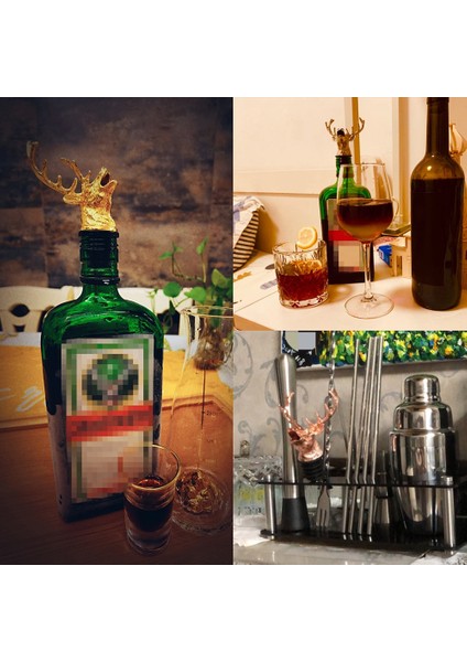 No.2 Tarzı 2 Stiller Geyik Kafası Şarap Ağzı Geyik Kafası Şarap Kılavuzu Şarap Durdurucu Dökün Çinko Alaşım Şarap Tıpa Barmen Aracı Şarap Aksesuarları (Yurt Dışından) modelleri