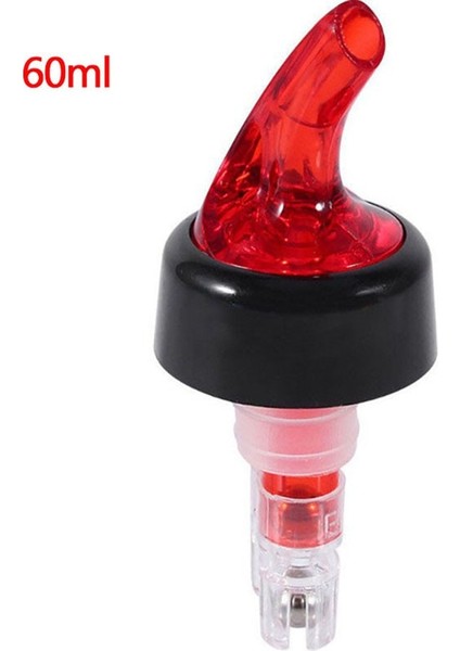 Kırmızı 60ML Tarzı Sevimli ml Hızlı Atış Şarap Kokteyl Dispenseri Ev Aletleri Şişe Memesi Tıpaları Ölçü Ölçümü Dökücü Içecekler (Yurt Dışından)