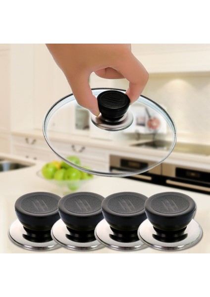 Siyah Stil 1 Adet Tencere Pot Topuzu Kulp Kılıfı El Kavrama Düğmesi Evrensel Yedek Tencere Parçaları Mutfak Gereçleri ve Parçaları (Yurt Dışından) fırsatları