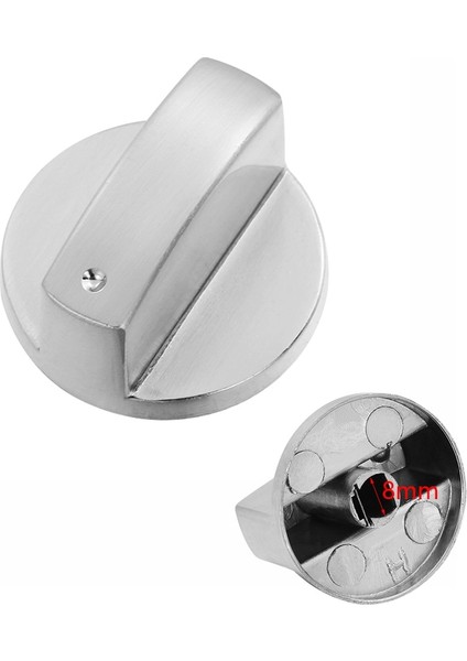 0-8mm Tarzı Evrensel Mutfak Ocak Gaz Sobası Fırın Ocak Değiştirme Kontrol Düğmeleri Metal Döner Anahtar Tencere Parçaları (Yurt Dışından)