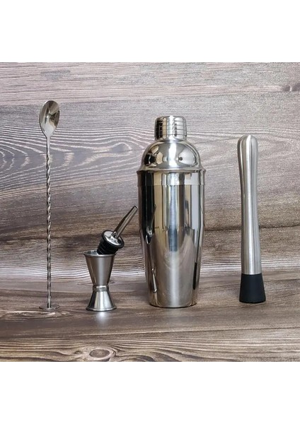 Kokteyl Bardağı 550ML Tarzı Paslanmaz Çelik Kokteyl Shaker Mikser Şarap Martini Boston Shaker Barmen Içecek Parti Bar Araçları Için Mutfak Aletleri (Yurt Dışından)