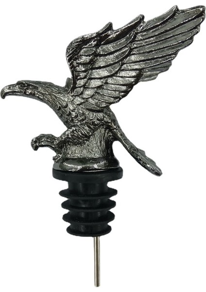 Siyah Stil Yeni Stil Yaratıcı Kartal Şekli Şarap Ağız Metal Biyonik Sanat Hayvan Şişe Tıpası Bar Aracı Festivali Hediye Dekorasyon (Yurt Dışından)