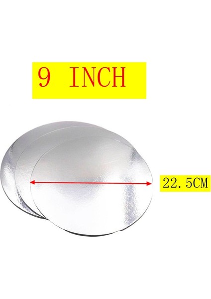 9 Gümüş Tarzı Thickne-10 Inch Altın Kare Yuvarlak Kek Mat Kağıt Panoları Cupcake Doğum Günü Pastası Standı Karton Liner (Yurt Dışından)
