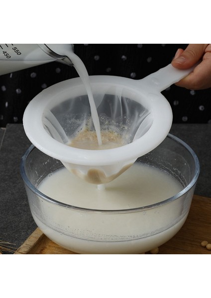 Bir Stil 200 Ağ Süt Şarap Filtre Torbası Somun Süt Torbası Çay Kahve Yağı Yoğurt Filtre Net Mesh Süzme Ot Sıvı Filtre Torbası Mutfak Filtre Ürünleri (Yurt Dışından)