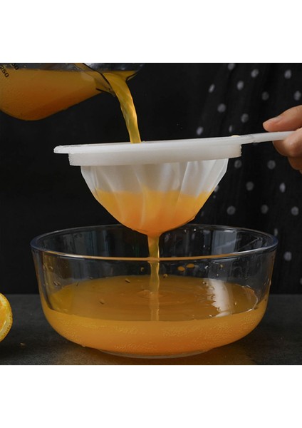 Bir Stil 200 Ağ Süt Şarap Filtre Torbası Somun Süt Torbası Çay Kahve Yağı Yoğurt Filtre Net Mesh Süzme Ot Sıvı Filtre Torbası Mutfak Filtre Ürünleri (Yurt Dışından)