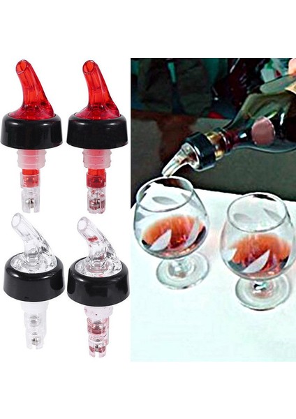 20ML Rastgele Renk Stili ml Likör Ruhu Nip Tedbir Şarap Shot Pourer Şişe Dağıtıcı Barware Kantitatif Şarap Dökücü Bar Barmenlik Aksesuarları (Yurt Dışından) fiyatları