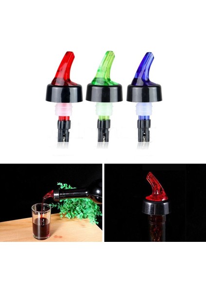 20ML Rastgele Renk Stili ml Likör Ruhu Nip Tedbir Şarap Shot Pourer Şişe Dağıtıcı Barware Kantitatif Şarap Dökücü Bar Barmenlik Aksesuarları (Yurt Dışından) fırsatları