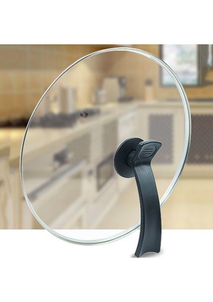 Siyah Stil Yeni Plastik Değiştirilebilir Onarım Çerçevesi Kızartma Tavası Kapak Kapağı Evrensel Mutfak Braketi Pot Kolu Kavrama Dikey Kapak Saplı Tencere (Yurt Dışından) fırsatları