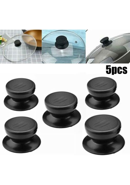 Ookware Tencere Tava Kapağı Plastik Topuz Kaldırma Kulp Kapağı El Tutacağı Tencere Su Isıtıcısı Cam Kapak Tutma Parçası Mutfak Aksesuarı (Yurt Dışından)