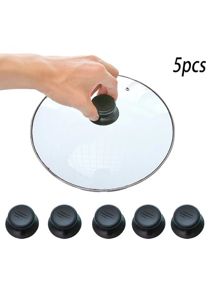 Ookware Tencere Tava Kapağı Plastik Topuz Kaldırma Kulp Kapağı El Tutacağı Tencere Su Isıtıcısı Cam Kapak Tutma Parçası Mutfak Aksesuarı (Yurt Dışından)