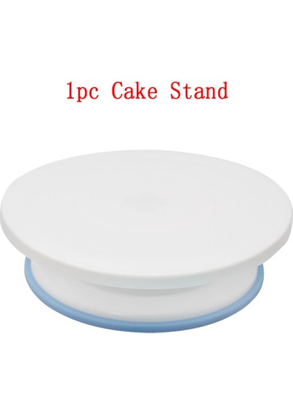 COOK002 Stili 10 Inç Kek Standı Döner Tabla Kek Için Döner Taban Plastik Hamur Bıçağı Dekorasyon Kremalı Kek Standı Kek Döner Döner Tabla Mümkün (Yurt Dışından)