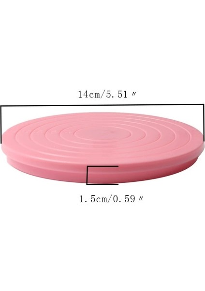 Pembe Tarzı Kek Pikap Dıy Kaymaz Kek Döner Tabla Mini Fondan Döner Platform Yuvarlak Çerez Standı Döner Pişirme Mutfak Aletleri (Yurt Dışından) modelleri