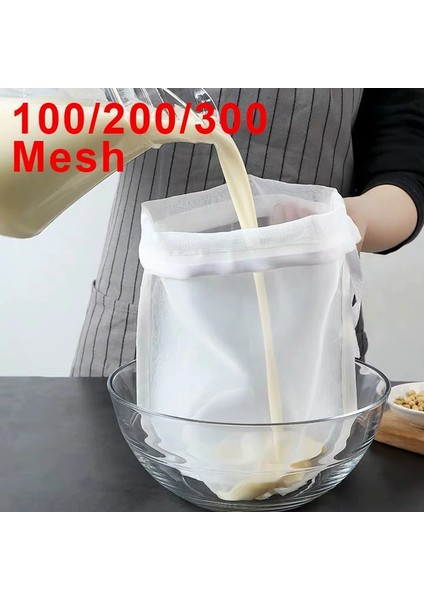 20X30CM Tarzı 200MESH Naylon Filtre Torbası Süt Kahve Yağı Filtrasyon Süzgeç Ağları Mutfak Soya Sütü Ilaç Kalıntı Çay Filtre Bezi Torbaları (Yurt Dışından)