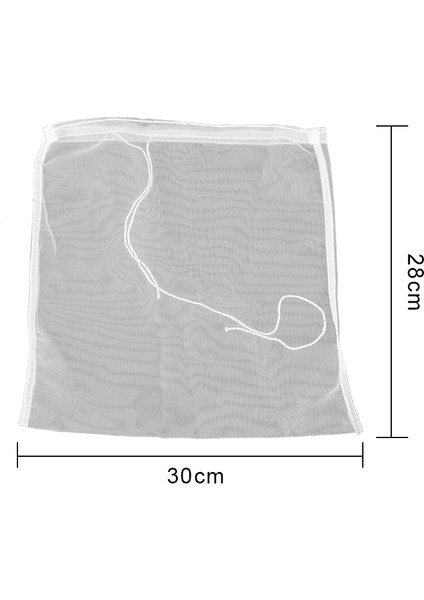 100 Mesh 30X28 cm Stili Sıvı Filtre Naylon Filtre Torbası Net Kahve Süt Çay Meyve Suyu Şarap Süzgeç Örgü Mutfak Filtre Kumaş Çanta Yeniden Kullanılabilir (Yurt Dışından)