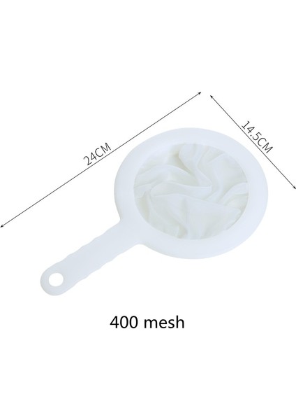 400 Ağ Stili Ultra-Ince Süzgeç Örgü Yeniden Kullanılabilir Şarap Suyu Soya Sütü Çay Kahve El Filtre Torbası Kaşık Mutfak Aksesuarları (Yurt Dışından)