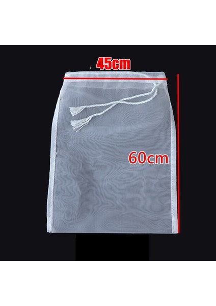 45X60CM Tarzı 80 Ağ Gıda Sınıfı Naylon Filtre Örgü Bira Homebrew Demleme Için Filtre Torbası Çay Süt Kahve Yeniden Kullanılabilir Mutfak Filtre Kumaş Çanta (Yurt Dışından)