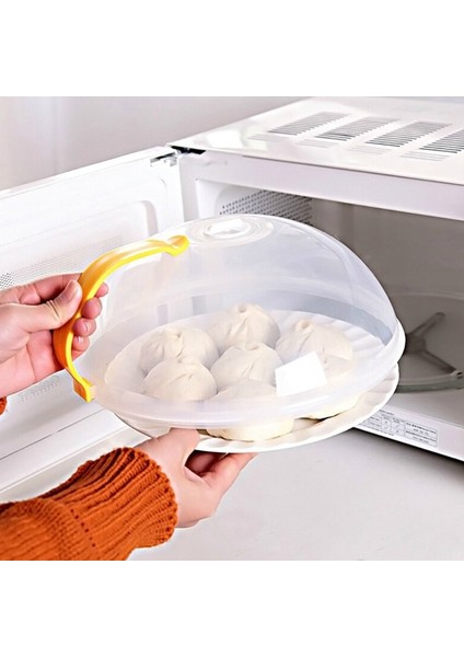 Resim Stili Gibi Mikrodalga Fırın Plaka Kapağı Yapışmaz Havalandırma Sıçrayan Kapak Toz Geçirmez Bulaşık Kapağı (Yurt Dışından) fırsatları