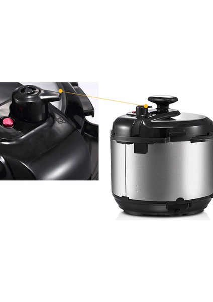 Siyah E Stili Buhar Salma Şamandıra Valfi Egzoz Emniyet Valfi Düdüklü Tencere Değiştirme Şamandıra Elektrikli Soba Valfi Duo 3 Qt ile Çalışır (Yurt Dışından) fırsatları