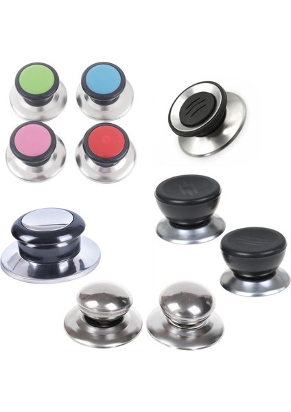 2 Adet Tarzı Evrensel Yedek Mutfak Tencere Tencere Tava Kapağı El Kavrama Düğmesi Kulp Kılıfı Tava Kapağı Kolu Mutfak Aksesuarları (Yurt Dışından) modelleri