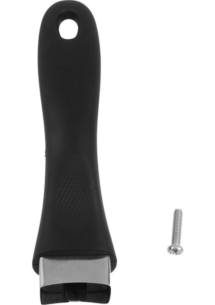 Siyah Stil Yazın Uzun Yedek Tencere Kolu Woks Klipsli Kolu Kızartma Tavası Deposu Evrensel Ayrılabilir Haşlanma Önleyici Çıkarılabilir Sap Parçaları (Yurt Dışından)