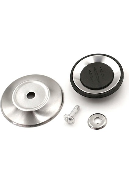 Anti-Isı Mutfak Tencere Değiştirme Gereçler Tencere Tava Bardak Kapak Kapağı Dairesel Tutma Düğmesi Vida Kolu Tencere Parçaları (Yurt Dışından) fırsatları