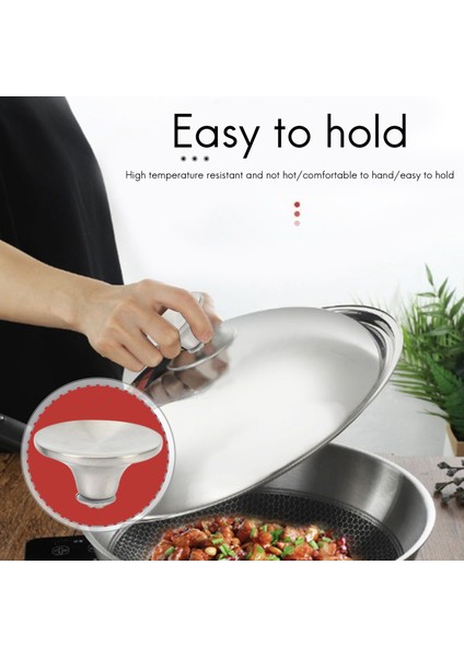 Gümüş Tarzı 2 Adet Hollandalı Fırın Düğmesi, Paslanmaz Çelik Tencere Kapağı Değiştirme Düğmesi Le Creuset Için Aldi Için Lodge, Düğme Tencere Kapağı Kolu (Yurt Dışından) fırsatları