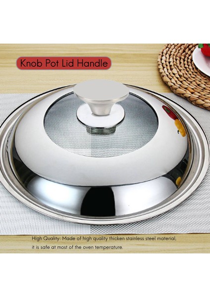 Gümüş Tarzı 2 Adet Hollandalı Fırın Düğmesi, Paslanmaz Çelik Tencere Kapağı Değiştirme Düğmesi Le Creuset Için Aldi Için Lodge, Düğme Tencere Kapağı Kolu (Yurt Dışından) indirimleri