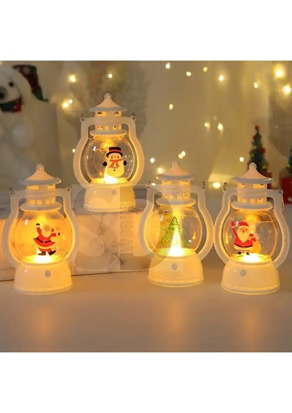 Christmas Hanging Candle LED Lantern Yılbaşı Dekoratif Ledli Şamdan