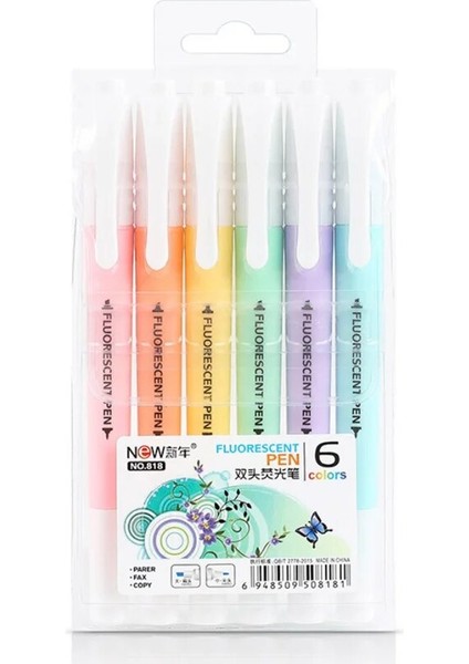 1 Adet Tarzı Et Sevimli Şeker Renk Fosforlu Kalem Kırtasiye Çift Başlı Floresan Işaretleyici Kalem Mark Kalem Ofis Okul Malzemeleri (Yurt Dışından) modelleri
