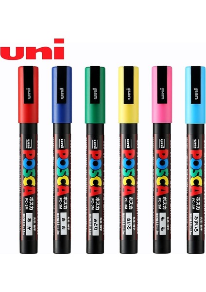 Sarı Stil Uni Posca Pc-3m Orta Mermi Uçlu Işaretleme Kalemleri Grafiti Su Bazlı Renkli Işaretleme Kalemleri Kalıcı Boya Işaretleme Kalemleri Ofis Kırtasiye (Yurt Dışından)