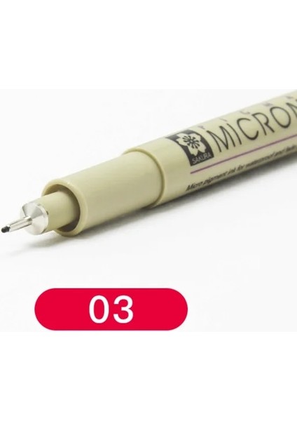 No.3 Tarzı Pigment Liner Pigma Kalem Mikron Iğne Işaretleme Kalemi Fırça Farklı Uçlu Siyah Fineliner Eskiz Kalemi (Yurt Dışından)