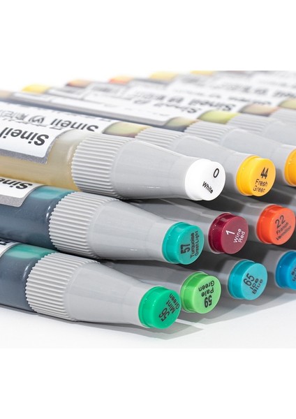 Gg3 Stili Mark Pen Yenileme Sıvı Universal Touch Marker Kalem Su Enjeksiyon Sıvı Alkol Yağlı Mürekkep Gri Seri (Yurt Dışından)