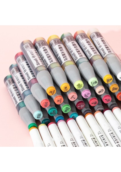 Gg3 Stili Mark Pen Yenileme Sıvı Universal Touch Marker Kalem Su Enjeksiyon Sıvı Alkol Yağlı Mürekkep Gri Seri (Yurt Dışından)