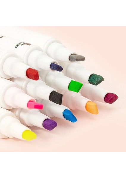12 Renk Pvc Satış Stili Renkler Çizim Için Sanat Işaretleyiciler Çift Uçlu Fırça Kalem Işaretleyiciler Set Graffiti Kaligrafi Kroki Gömlekleri (Yurt Dışından)