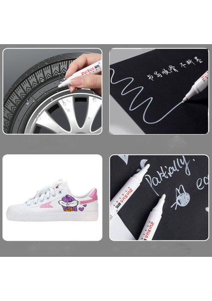 Beyaz Stil 1 Adet Yağlı Beyaz Su Geçirmez Kauçuk Kalıcı Boya Marker Kalem Dizüstü Araba Lastiği Sırtı Çevre Lastik Boyama Grafiti Kalemler (Yurt Dışından) fırsatları