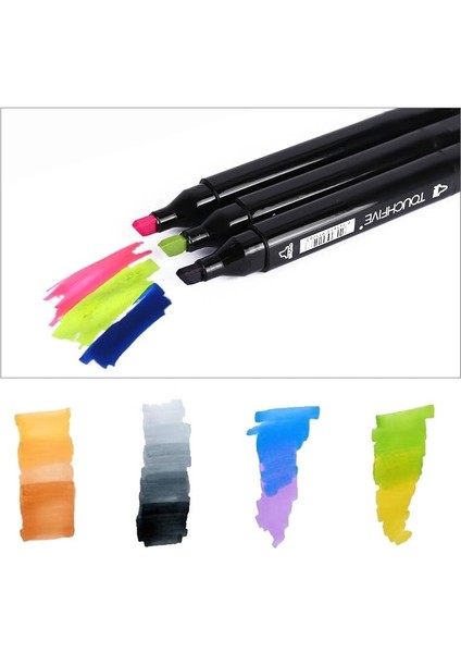 No.64 Tarzı Eskiz Belirteçleri Sanat Kalemi Renkler Kroki Alkol Bazlı Boyama Malzemeleri Suluboya Fırçası Okul Için Kalem Manga Colores Çizim (Yurt Dışından) modelleri