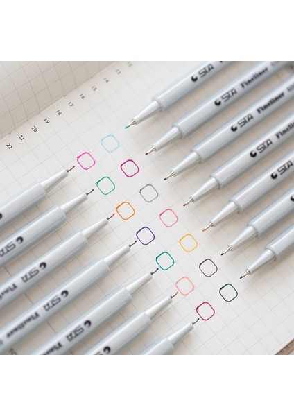 56 Çimen Yeşili Stili 26 Renk Glitter Okul Için Ekstra Ince Renkli Jel Kalemler Pigma Mikron Kalem Kırtasiye Sanat ve El Sanatları Malzemeleri (Yurt Dışından) fiyatları