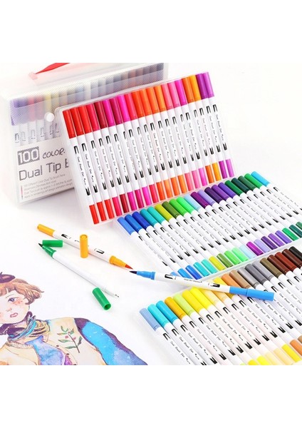 24 Adet Stil Suluboya Renkli Kalemler Ince Fırça Ucu Boyama Işaretleyiciler Yazı Için Fineliner Kalem Keçe Sanat Malzemeleri Çizim Yazma Manga (Yurt Dışından) fiyatları