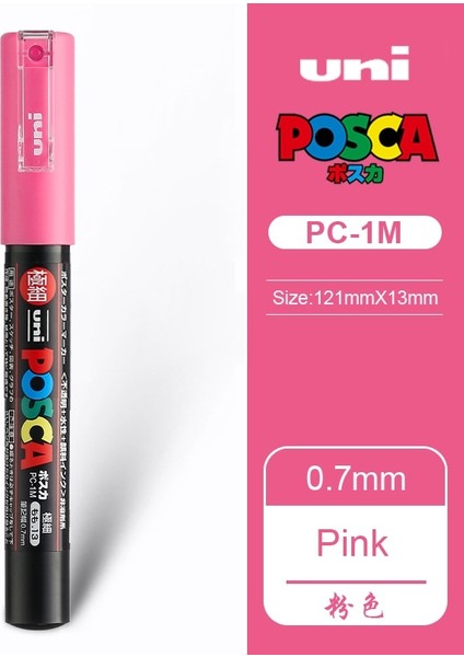 Pembe Tarzı Mitsubishi Uni Pc-1m Boya Marker Kalem-Geniş Tipcolors Mevcut Marker Yazma Malzemeleri Ofis Okul Malzemeleri (Yurt Dışından)