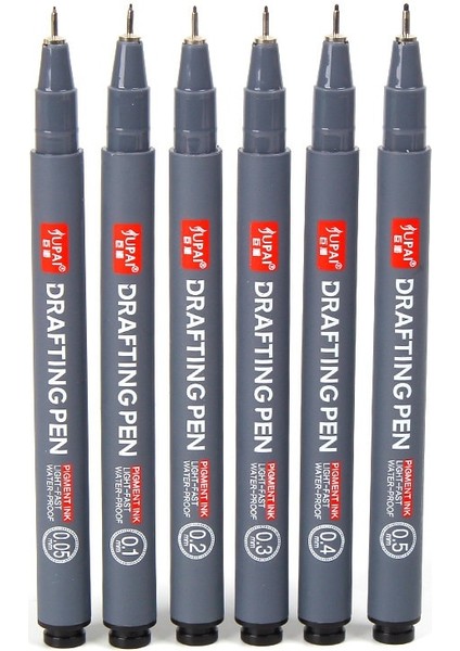 0,3 mm Stili Gment Liner Pigma Micron Ink Marker Kalem Farklı Uçlu Siyah Fineliner Eskiz Kalemleri (Yurt Dışından)