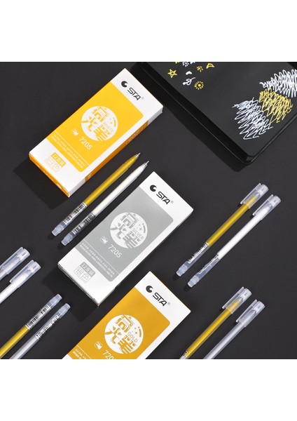 Altın Tarzı Parlak Boyama Işaretleyici Kalem 3 Renk Mürekkep Floresan Kalem Dıy Dergisi Scrapbooking Dekorasyon Kırtasiye Malzemeleri Kawaii (Yurt Dışından) indirimleri