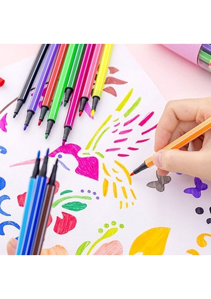 Bir Stil 12 Renk Yüksek Li Resim Sanatı Suluboya Kalem Çocuk Grafiti Renkli Kalem Öğrenci Kırtasiye Okul Ofis Malzemeleri (Yurt Dışından) fiyatları